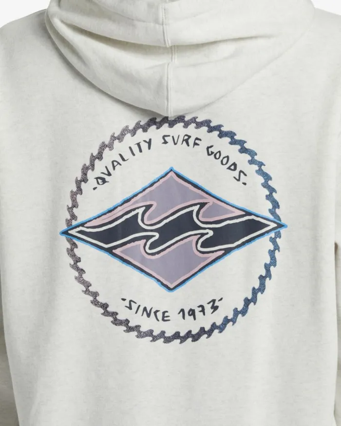 Shorebird Pullover Sweatshirt Light Grey Heather Men Billabong Hoodies and Fleece