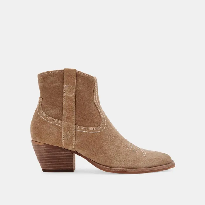 Silma Booties Truffle Suede Women Dolce Vita Boots and Booties