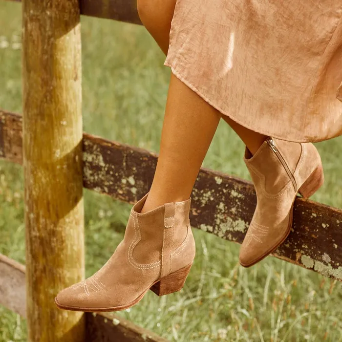 Silma Booties Truffle Suede Women Dolce Vita Boots and Booties