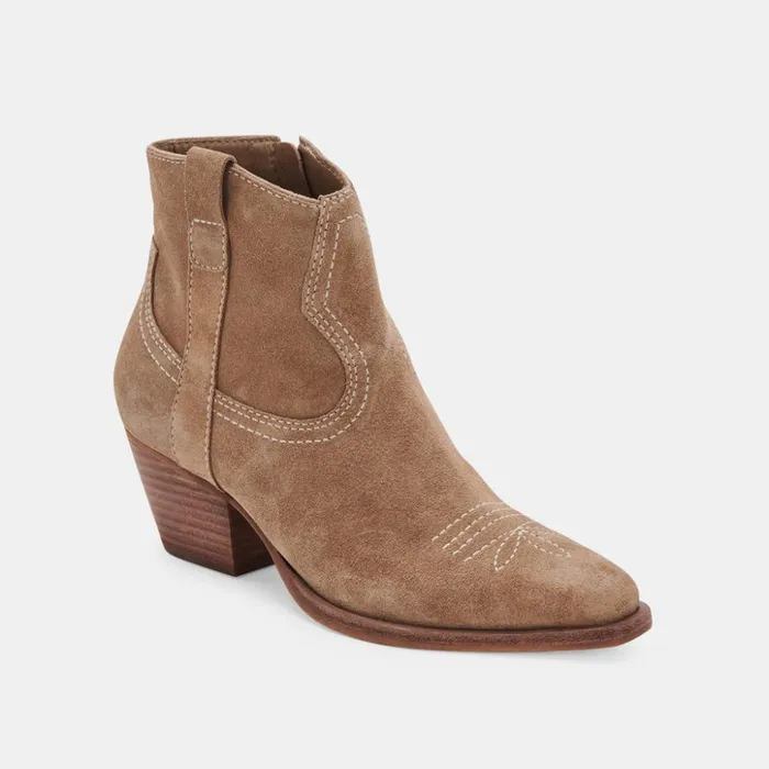 Silma Booties Truffle Suede Women Dolce Vita Boots and Booties