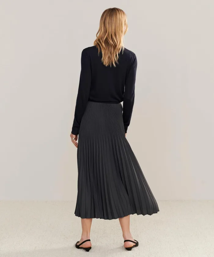 Skirts Women Jenni Kayne Pleated Skirt Slate Slate