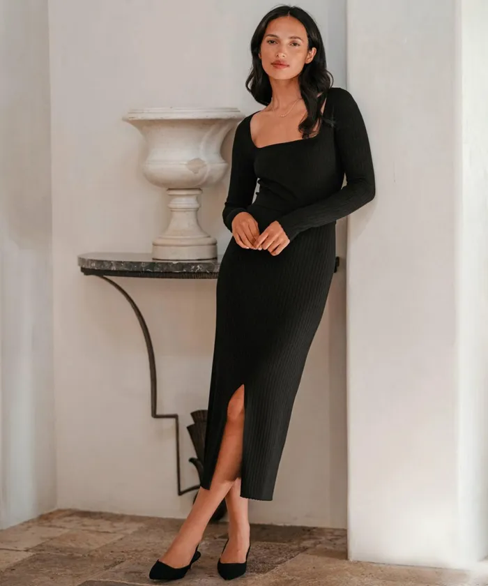 Skirts Women Jenni Kayne Ribbed Skirt Black