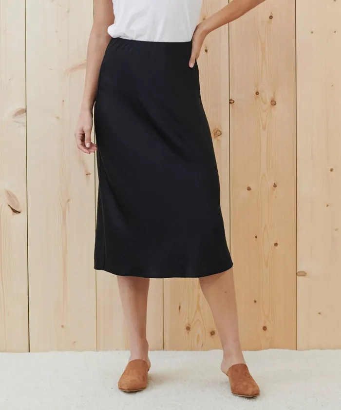 Skirts Women Jenni Kayne Slip Skirt Black