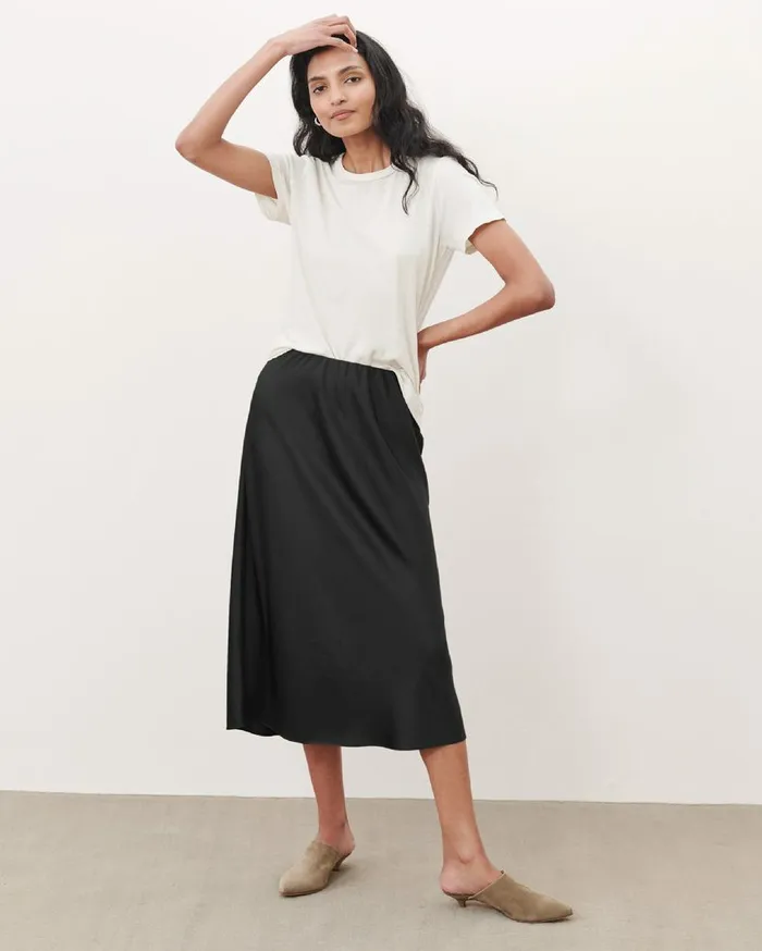 Skirts Women Jenni Kayne Slip Skirt Black