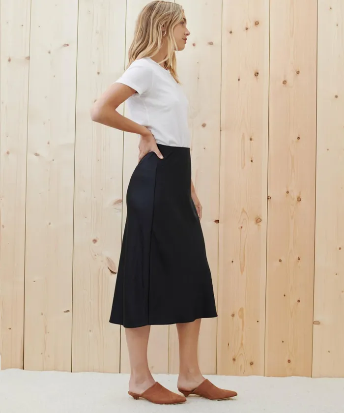 Skirts Women Jenni Kayne Slip Skirt Black