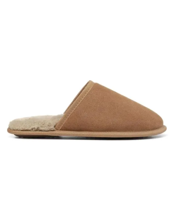 Slumber Slippers Tan Mens Hotter Slippers
