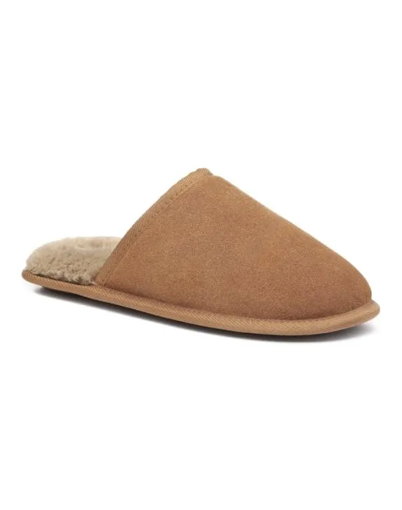 Slumber Slippers Tan Mens Hotter Slippers