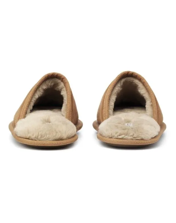 Slumber Slippers Tan Mens Hotter Slippers
