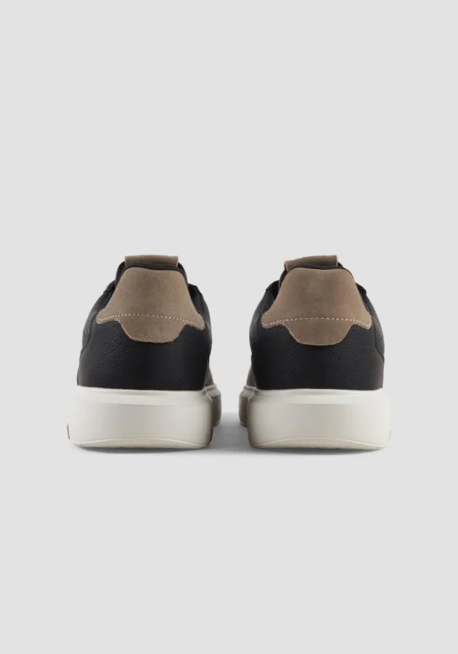Sneakers Men Antony Morato Himba Sneakers In Faux Leather And Suede Black