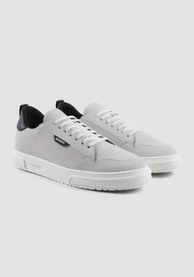 Sneakers Men Antony Morato Wheaton Cup Sneakers In Recycled Nabuk White