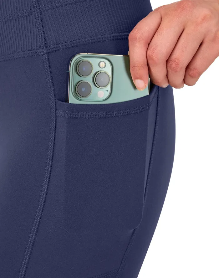 Soft Touch Drawcord Leggings Anti Odor C Logo 25034 Blown Glass Blue Women Champion Leggings