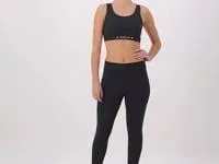 Soft Touch Sports Bra C Logo Graphic Black Women Champion Sports Bras and Bralettes