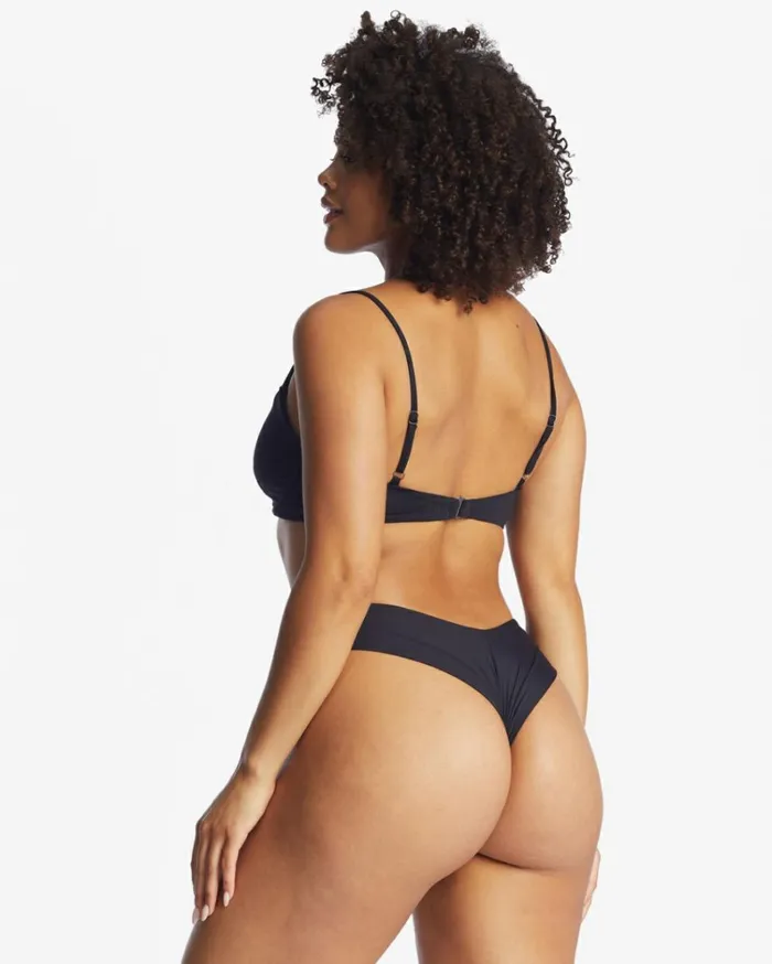 Sol Searcher Fiji Bikini Bottoms Black Pebble Women Billabong Bikinis