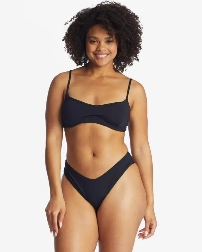 Sol Searcher Fiji Bikini Bottoms Black Pebble Women Billabong Bikinis