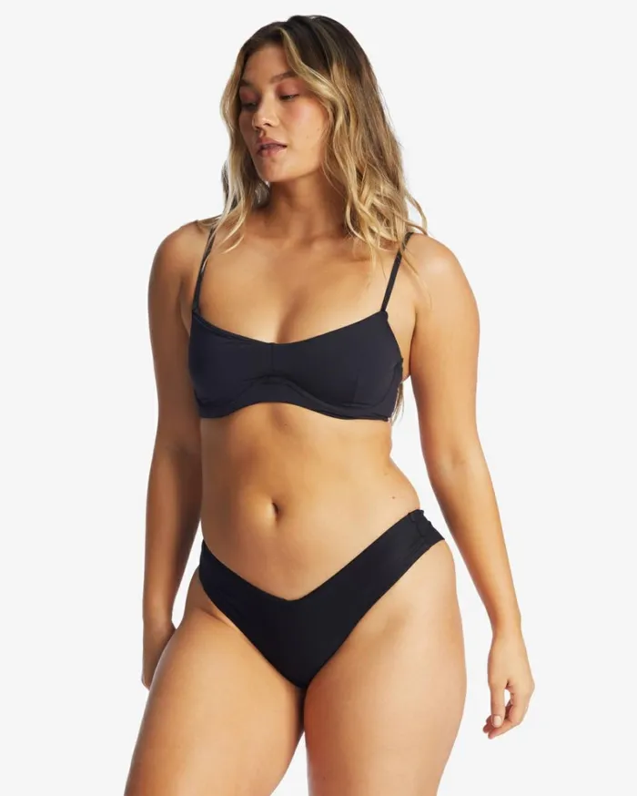 Sol Searcher Fiji Bikini Bottoms Black Pebble Women Billabong Bikinis