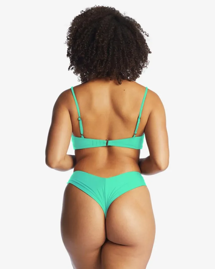 Sol Searcher Fiji Bikini Bottoms Tropical Green Women Billabong Bikinis