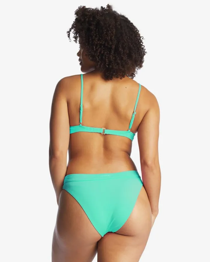 Sol Searcher Maui Rider Bikini Bottoms Tropical Green Women Billabong Bikinis