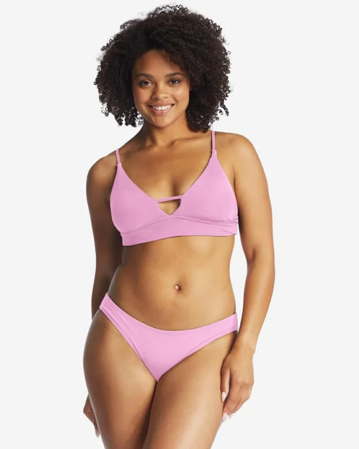 Sol Searcher VNeck Cami Bikini Top Paradise Pink Women Billabong Bikini Tops