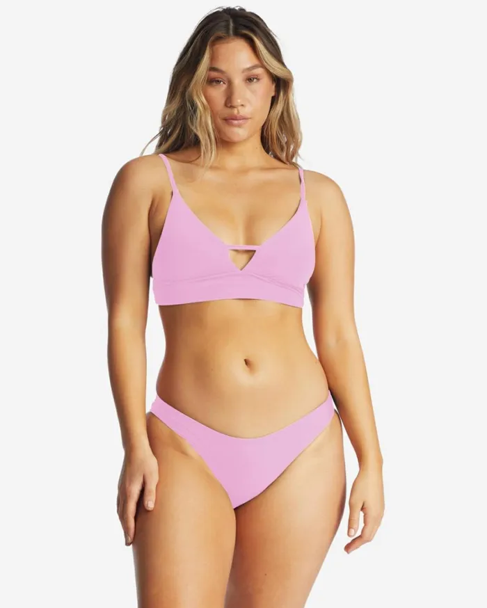 Sol Searcher VNeck Cami Bikini Top Paradise Pink Women Billabong Bikini Tops