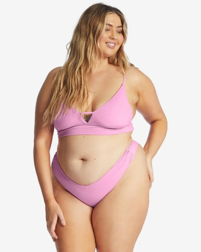 Sol Searcher VNeck Cami Bikini Top Paradise Pink Women Billabong Bikini Tops