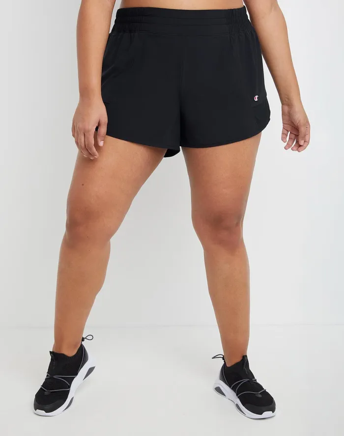 Sport Shorts C Logo 4034 Plus Size Black Women Champion Shorts