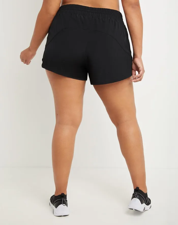 Sport Shorts C Logo 4034 Plus Size Black Women Champion Shorts
