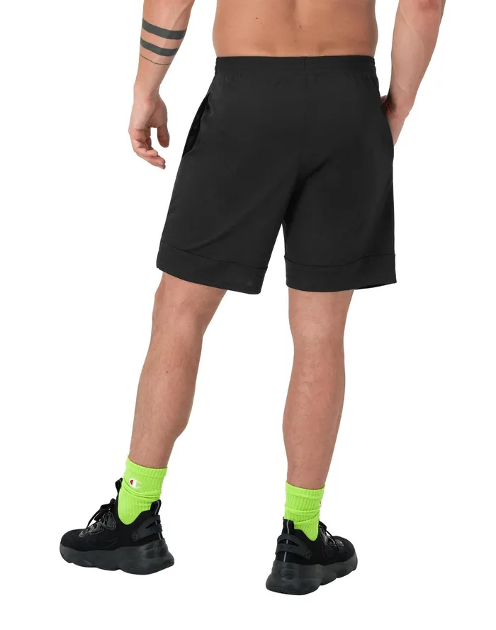 Sport Shorts Moisture Wicking 7034 Black Men Champion Shorts