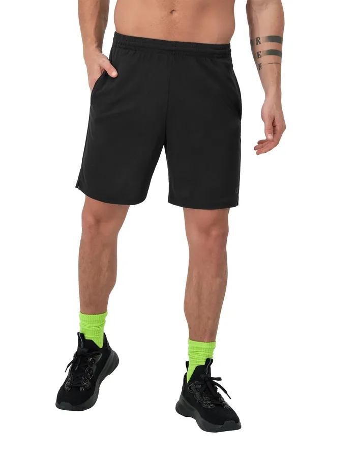 Sport Shorts Moisture Wicking 7034 Black Men Champion Shorts