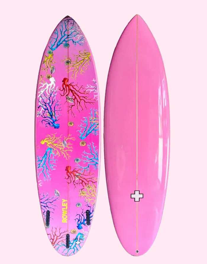 Sport Women Cynthia Rowley Custom 7039 Surfboard 8211 Gradient Corals