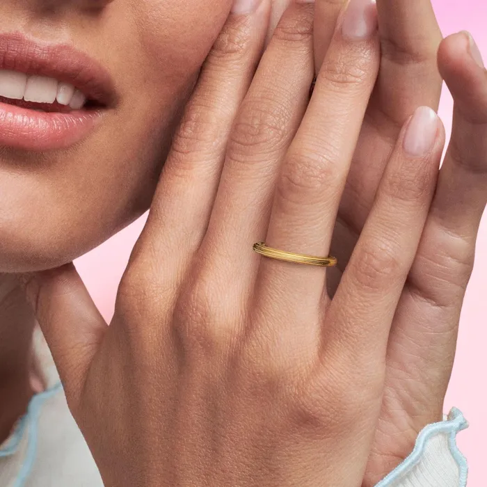 Stackable Rings Women Pandora Online ME Ring Gold Plated