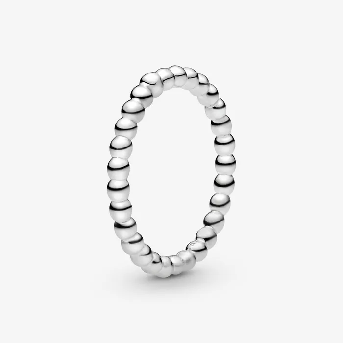 Stackable Rings Women Pandora Sparkling Beaded Ring Bundle