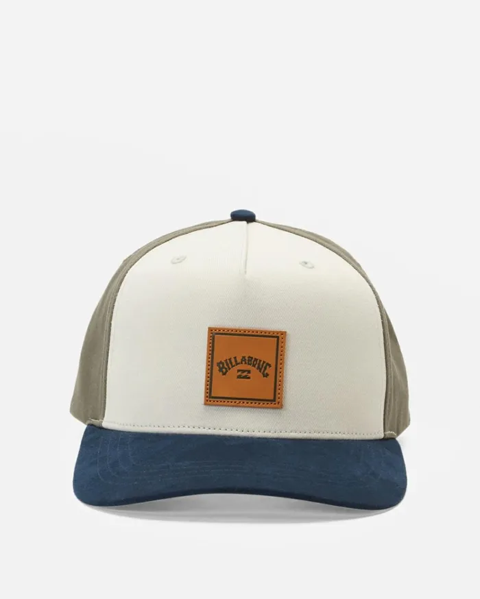 Stacked Snapback Hat Vintage Khaki Men Billabong Hats