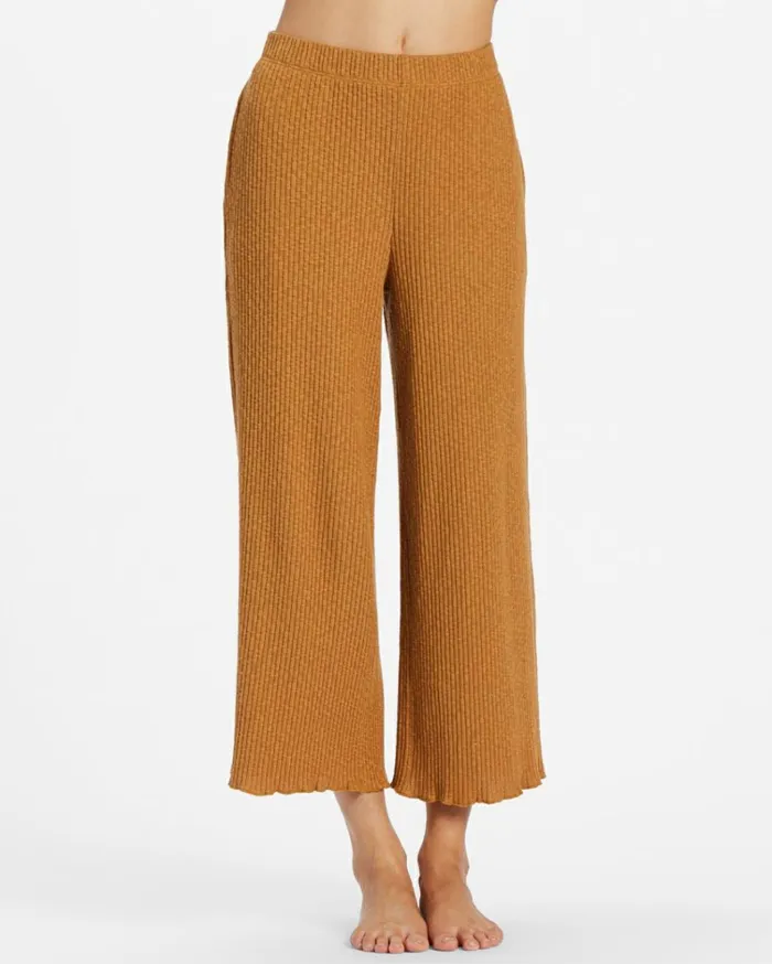 Still Loungin Pants Cosmic Khaki Women Billabong Matching Sets