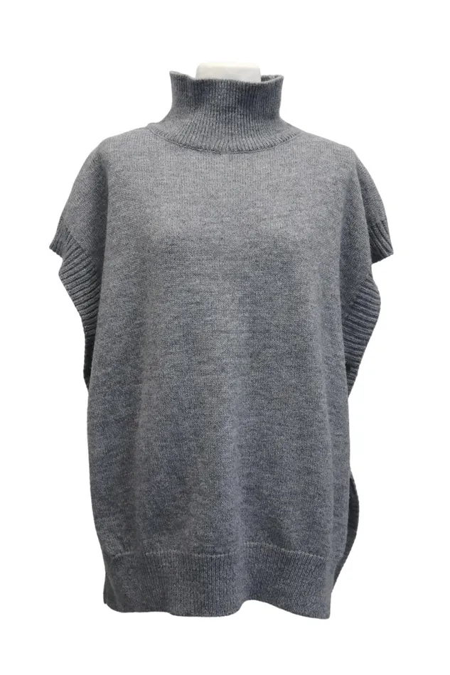 Storets Adyson Mockneck Buttoned Vest Women Sweaters and Knitwears