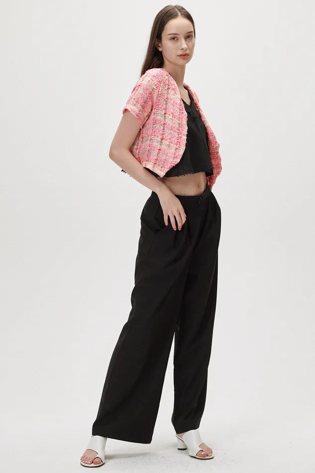 Storets Allira Tweed Cropped Jacket Women Jackets and Coats