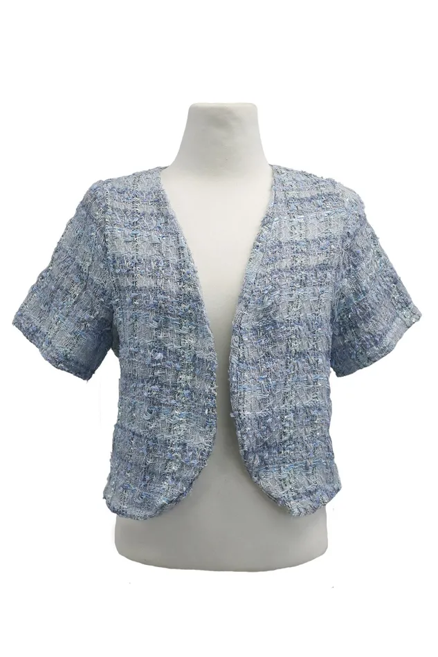 Storets Allira Tweed Cropped Jacket Women Jackets and Coats