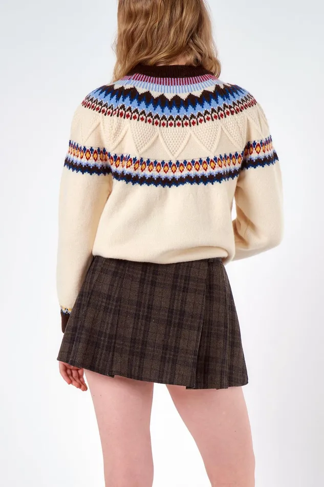 Storets Amber Pleated Tartan Mini Skort Women Skorts Storets Amber Pleated Tartan Mini Skort Women Skorts