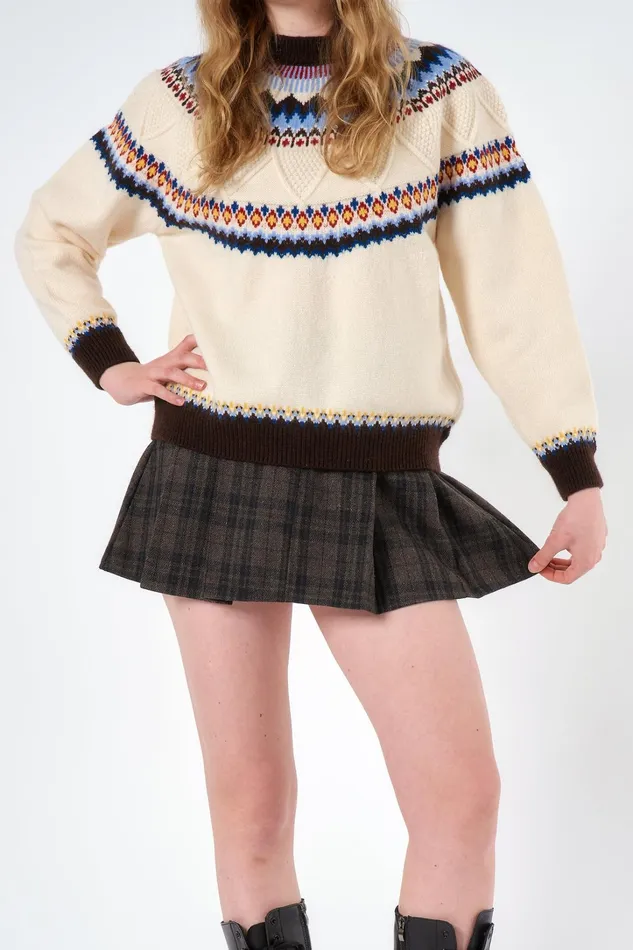 Storets Amber Pleated Tartan Mini Skort Women Skorts Storets Amber Pleated Tartan Mini Skort Women Skorts