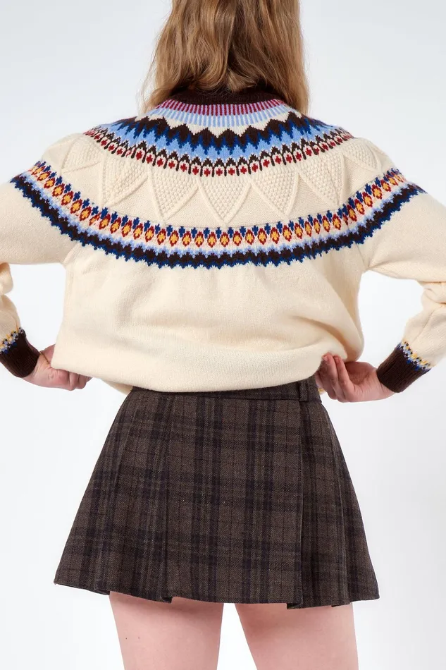 Storets Amber Pleated Tartan Mini Skort Women Skorts Storets Amber Pleated Tartan Mini Skort Women Skorts
