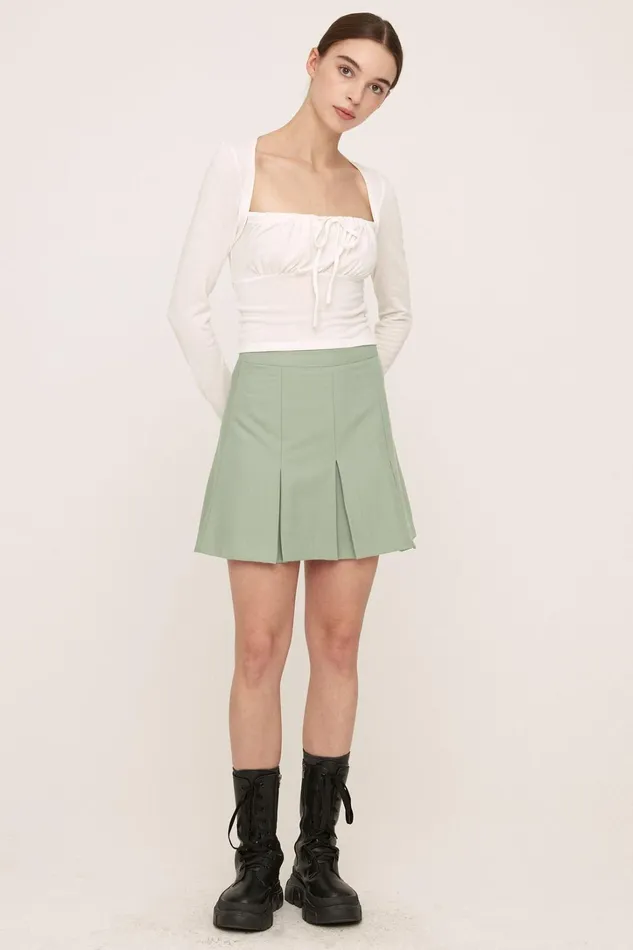 Storets Amelia Pleated Skirt Women Skirts Storets Amelia Pleated Skirt Women Skirts