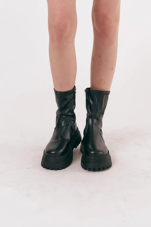 Storets Andy Chunky Calf Boots Women Shoes Storets Andy Chunky Calf Boots Women Shoes