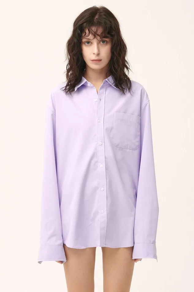 Storets Arden Oversized Shirt 15colors Women Shirts and Blouses