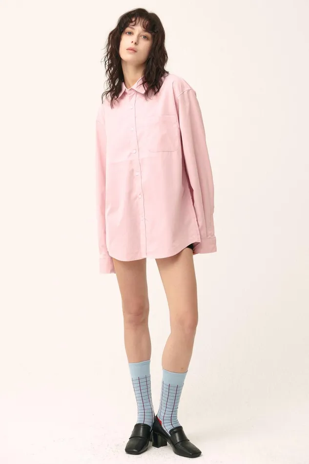 Storets Arden Oversized Shirt 15colors Women Shirts and Blouses