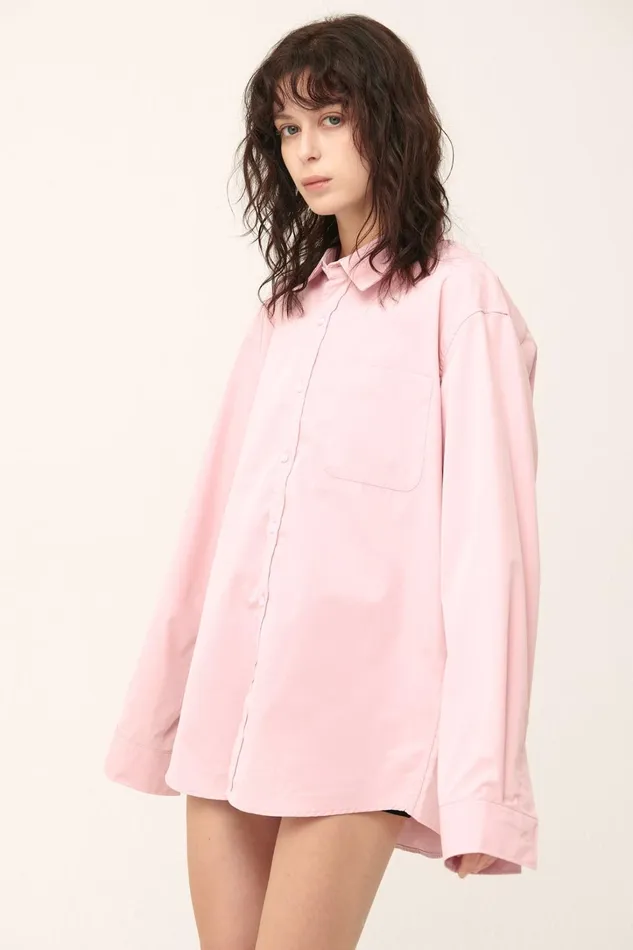 Storets Arden Oversized Shirt 15colors Women Shirts and Blouses