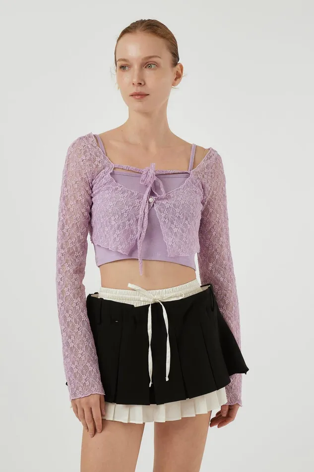 Storets Ava Top and Cardi Set Women Sweaters and Knitwears Storets Ava Top and Cardi Set Women Sweaters and Knitwears