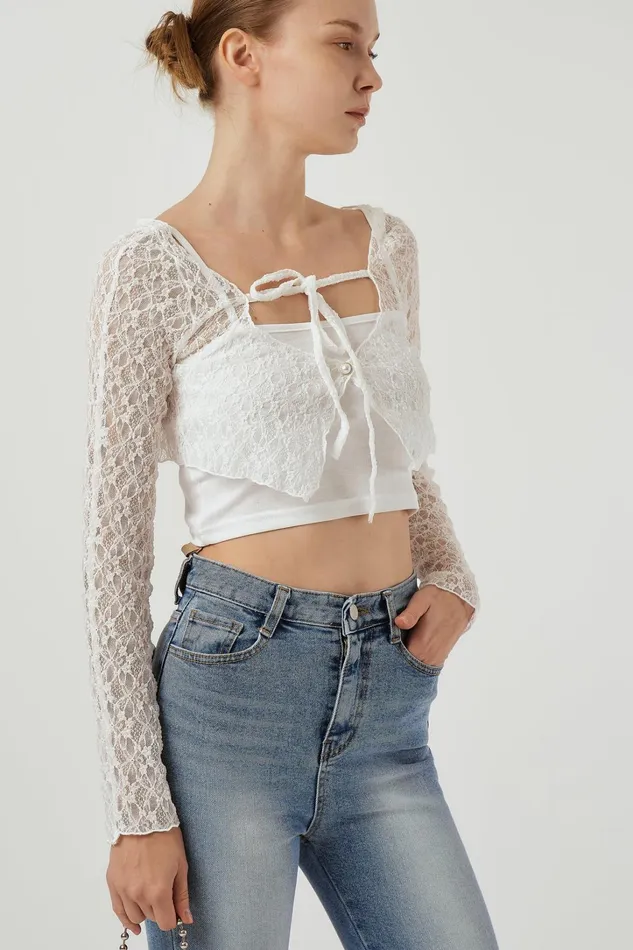 Storets Ava Top and Cardi Set Women Sweaters and Knitwears Storets Ava Top and Cardi Set Women Sweaters and Knitwears