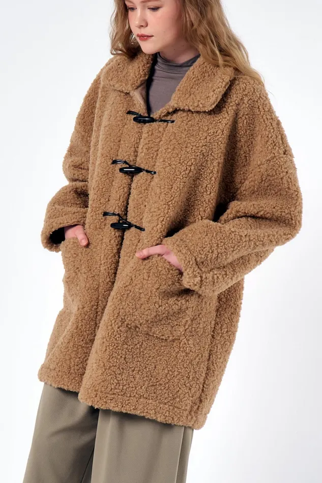 Storets Carla Boucle Teddy Coat Women Jackets and Coats