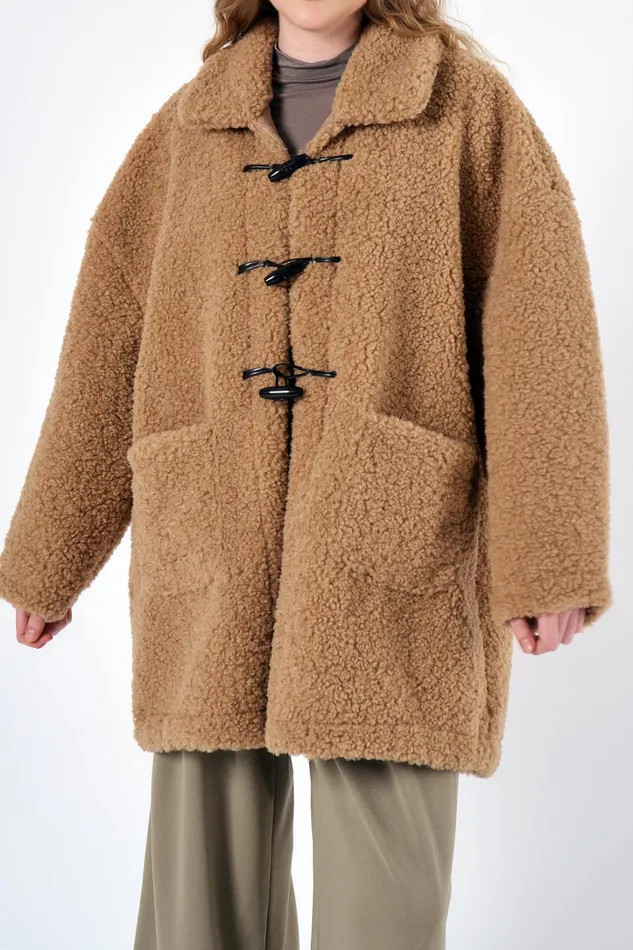 Storets Carla Boucle Teddy Coat Women Jackets and Coats Storets Carla Boucle Teddy Coat Women Jackets and Coats