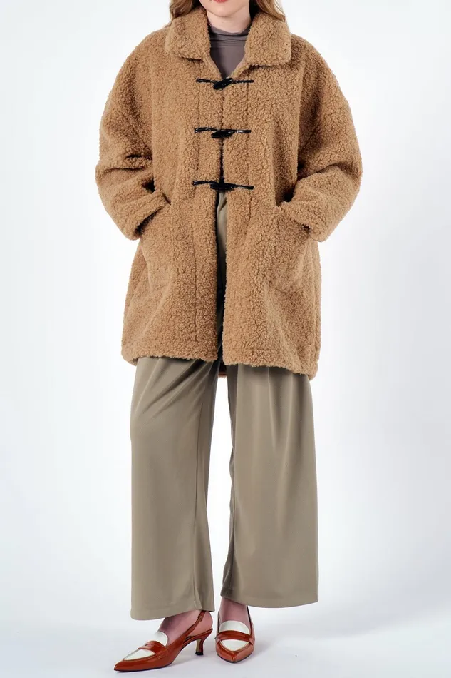 Storets Carla Boucle Teddy Coat Women Jackets and Coats Storets Carla Boucle Teddy Coat Women Jackets and Coats