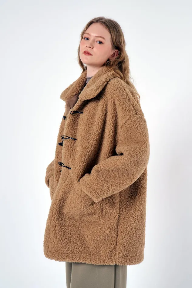 Storets Carla Boucle Teddy Coat Women Jackets and Coats Storets Carla Boucle Teddy Coat Women Jackets and Coats